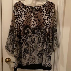 Style&co leopard shirt size PXL
